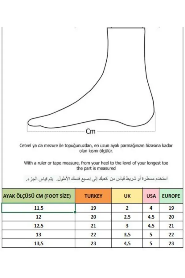 Muggo TOFFY Cırtlı Günlük İlk Adım Bebek Spor Ayakkabı
