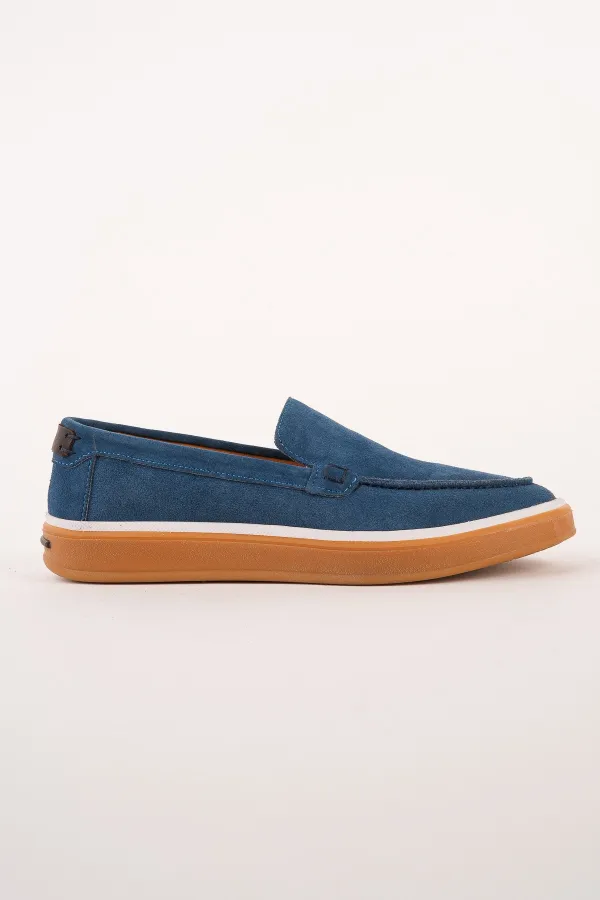 Muggo COVENT Genuine Suede Leather Laceless Men's Casual Loafer Shoes Muggo COVENT Genuine Suede Leather Laceless Men's Casual Loafer Shoes