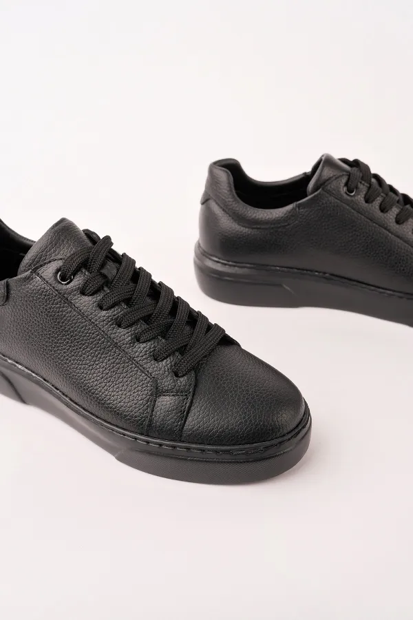 Muggo GAGE Hakiki Deri Bağcıklı Erkek Günlük Sneaker Spor Ayakkabı