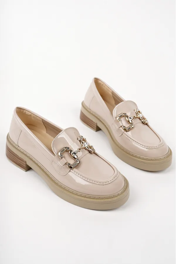 Muggo CARMENTA Women's Loafer Thick Sole Buckle Casual Everyday Moccasin Shoes Muggo CARMENTA Women's Loafer Thick Sole Buckle Casual Everyday Moccasin Shoes