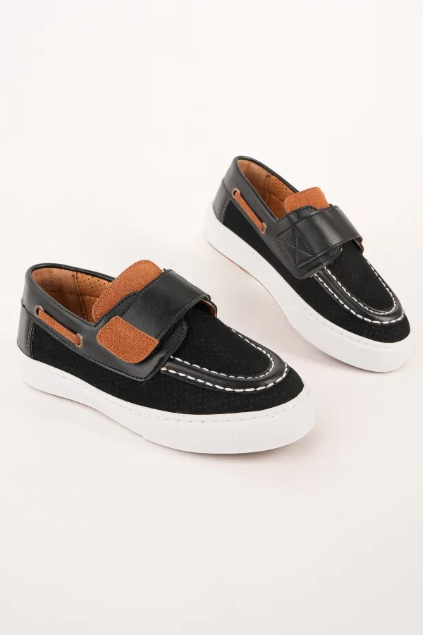 Muggo RABIDS Velcro Patterned Casual Kids' Sneaker Sports Shoes