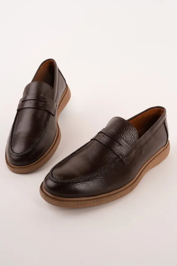 Muggo PEDRO Genuine Leather Slip-on Men's Classic Casual Shoes Muggo PEDRO Genuine Leather Slip-on Men's Classic Casual Shoes