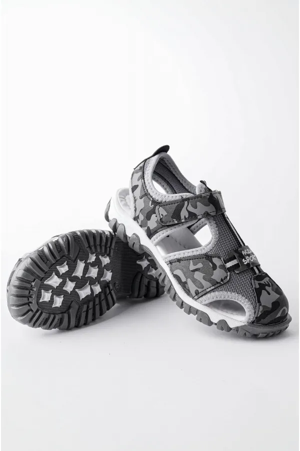 Sandales unisexes pour enfants Muggo TWEETY, garanties pour un usage quotidien, avec semelle orthopédique légère et bout fermé, fermeture velcro.