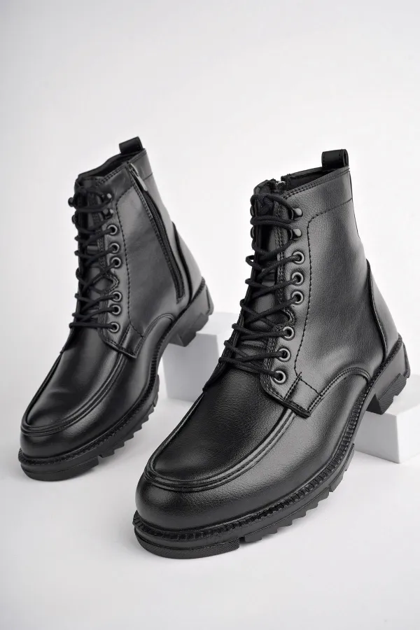 Bottes pour hommes Muggo MAXWELLY, garanties confortables, légères et à fermeture éclair ou à lacets