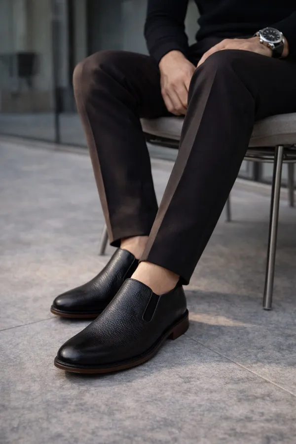 Muggo CRISH Genuine Leather Slip-on Men's Classic Casual Shoes Muggo CRISH Genuine Leather Slip-on Men's Classic Casual Shoes