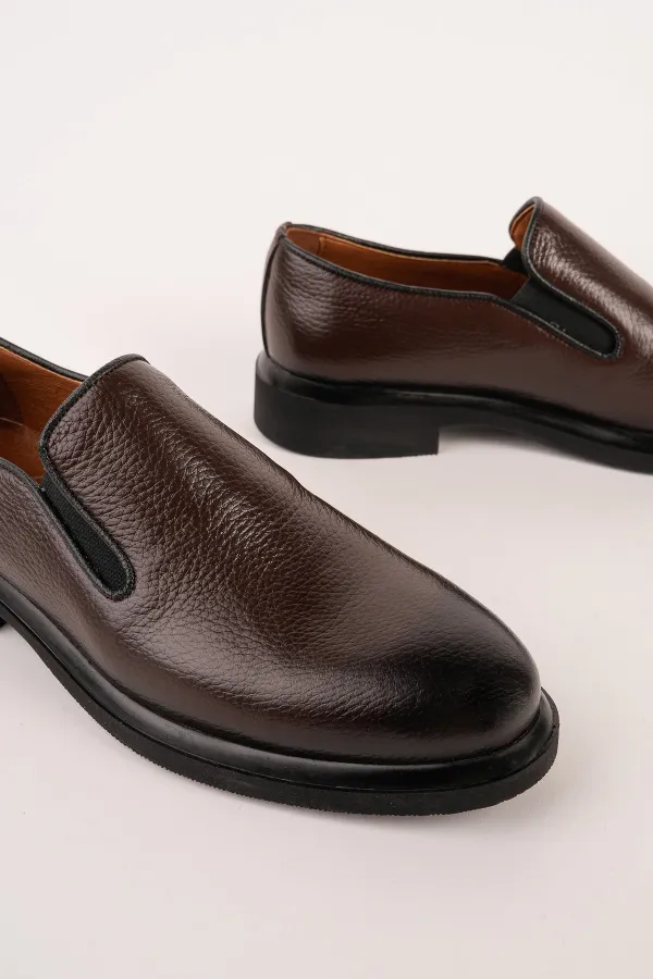 Muggo DIMITROV Genuine Leather Laceless Men's Classic Casual Shoes