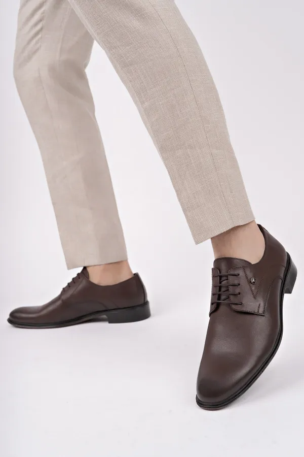 Chaussures classiques pour hommes Muggo H043 en cuir véritable