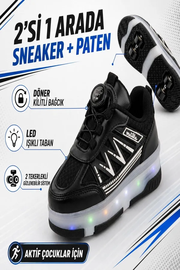 Muggo SKATE Kids' Light-Up Roller Skates/Sneakers Muggo SKATE Kids' Light-Up Roller Skates/Sneakers