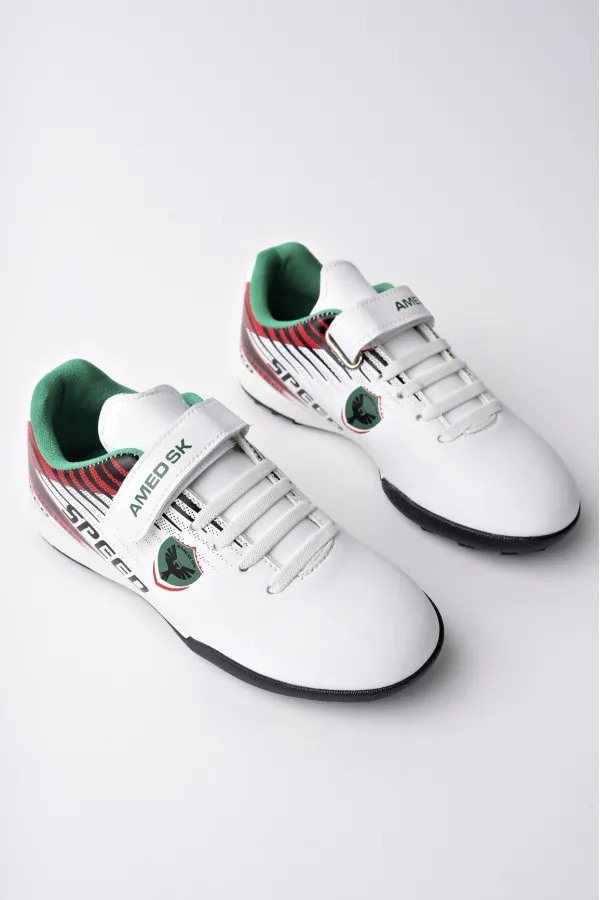Amed Spor MİZU Unisex Çocuk Halı Saha Çim Saha Futbol Ayakkabısı