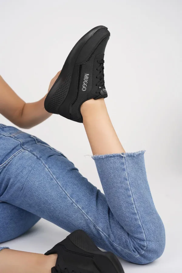 Chaussures de sport orthopédiques décontractées à lacets pour femmes Muggo Happy Guaranteed, élégantes et confortables