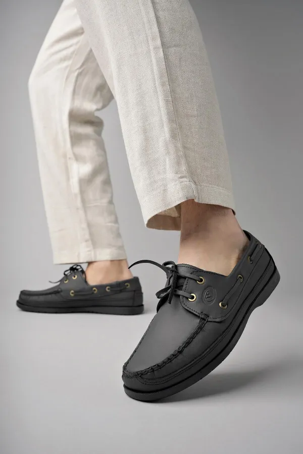 Muggo Sidro chaussures décontractées classiques en cuir véritable garanties pour hommes