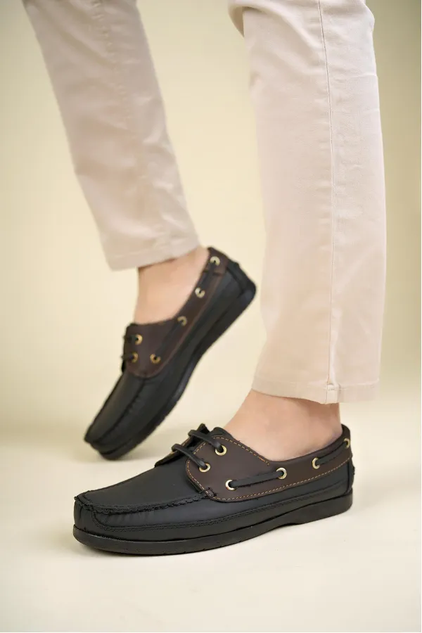 Muggo MİLLER Garantili Hakiki Deri Erkek Günlük Klasik Casual Ayakkabı