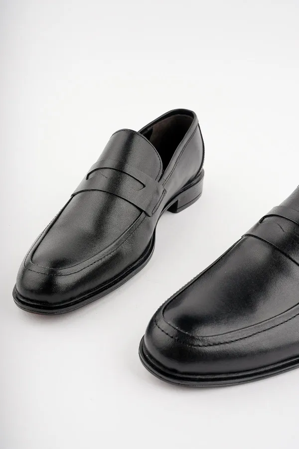 Muggo H0140 Chaussures décontractées classiques pour hommes en cuir véritable, garanties