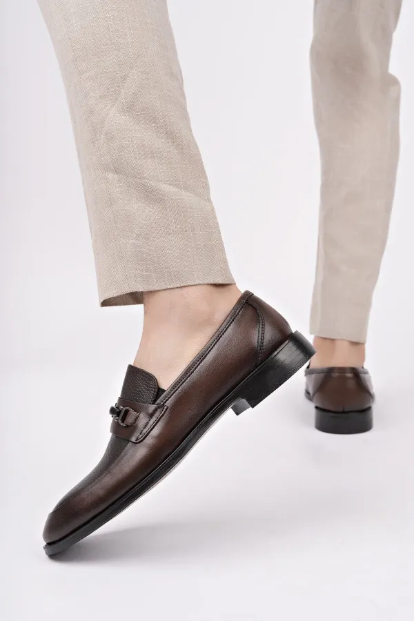 Chaussures orthopédiques classiques décontractées en cuir véritable Muggo BONDY pour hommes