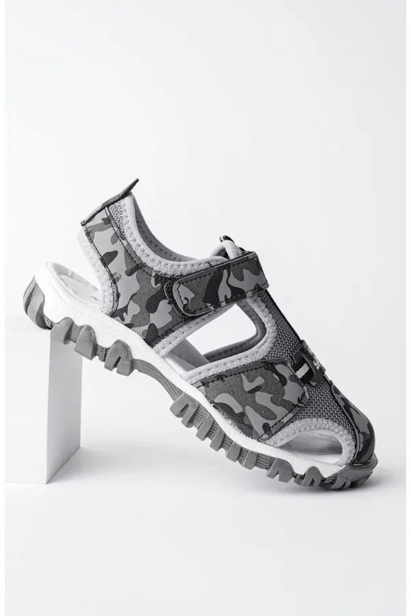 Sandales unisexes pour enfants Muggo TWEETY, garanties pour un usage quotidien, avec semelle orthopédique légère et bout fermé, fermeture velcro.