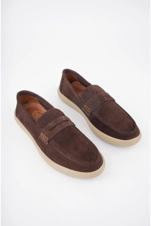 Muggo DENZEL Chaussures pour hommes classiques, confortables et orthopédiques, sans lacets, en cuir véritable, garanties pour tous les jours