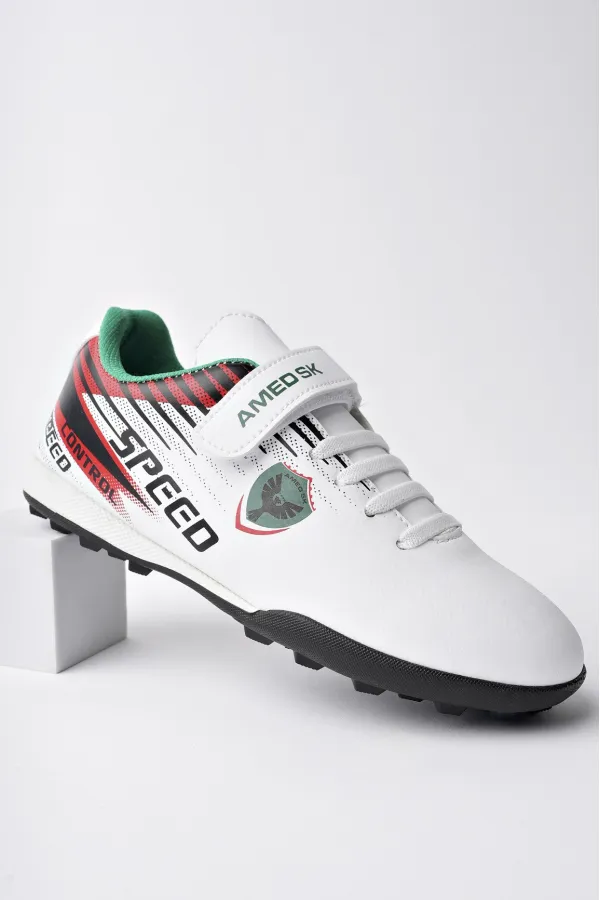 Amed Spor MİZU Unisex Çocuk Halı Saha Çim Saha Futbol Ayakkabısı