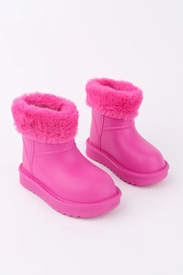 Bottes de pluie et de neige doublées de fourrure pour enfants Muggo FRIGUS