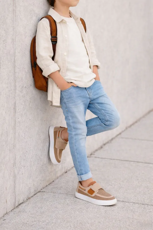 Chaussures de sport décontractées pour enfants Muggo RABIDS à motifs velcro