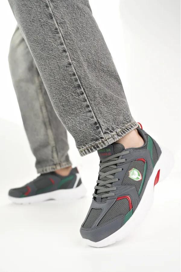 Amed Spor BRAİN Unisex Ortopedik Günlük Bağcıklı Sneaker Spor Ayakkabı