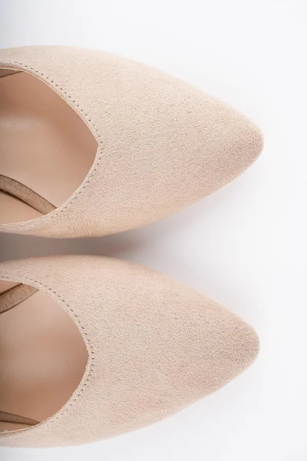 Muggo W0711 Chaussures à talons hauts élégantes et confortables, style classique décontracté sans talon, garanties