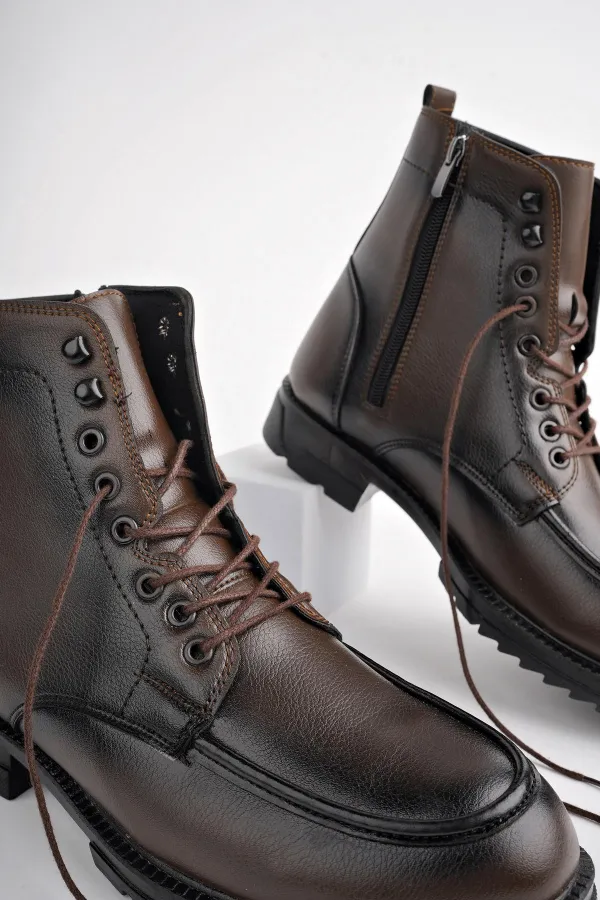 Bottes pour hommes Muggo MAXWELLY, garanties confortables, légères et à fermeture éclair ou à lacets