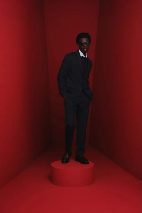 Muggo SAMUEL Chaussures pour hommes classiques et confortables en cuir véritable, style décontracté, avec semelle orthopédique épaisse.