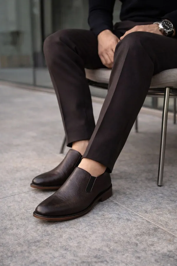 Muggo CRISH Genuine Leather Slip-on Men's Classic Casual Shoes Muggo CRISH Genuine Leather Slip-on Men's Classic Casual Shoes