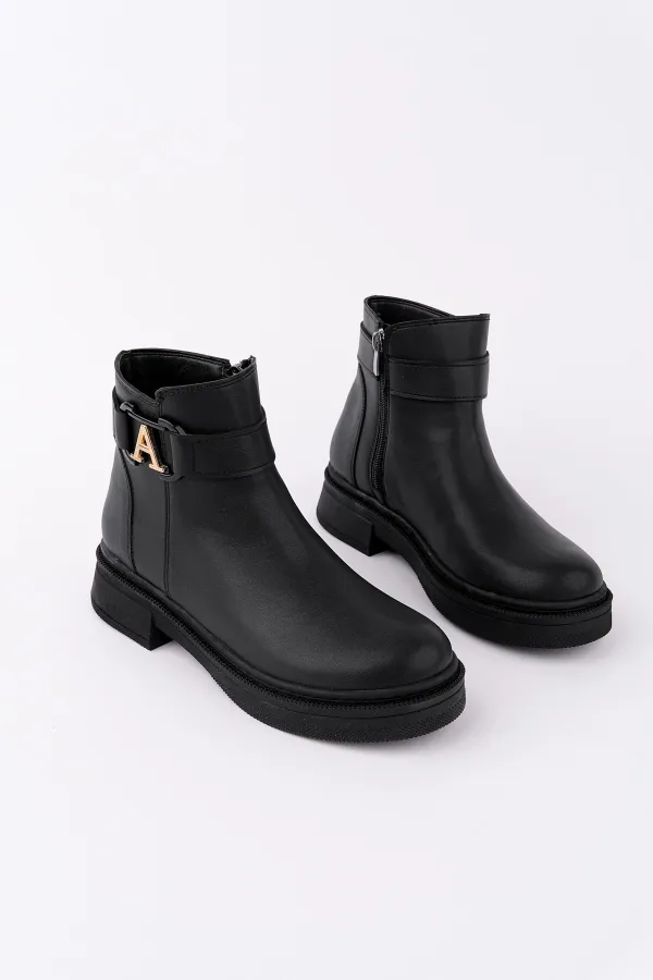 Bottes zippées pour femmes Muggo VENTOZA avec détail de ceinture et de boucle