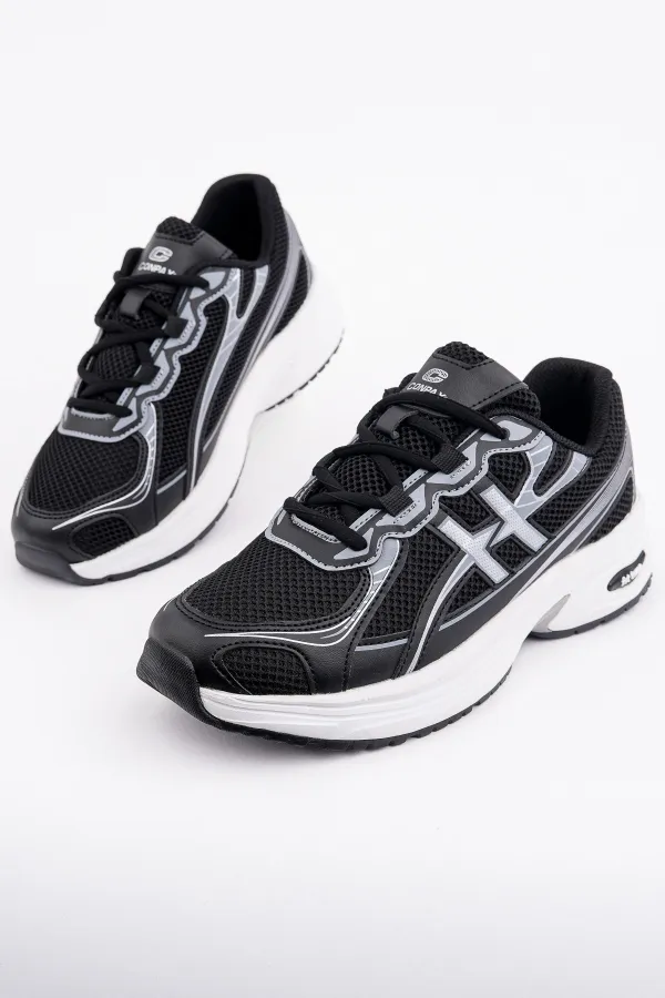 Muggo HYNEX Women's Thick Sole Lace-up Casual Sneaker Sports Shoes