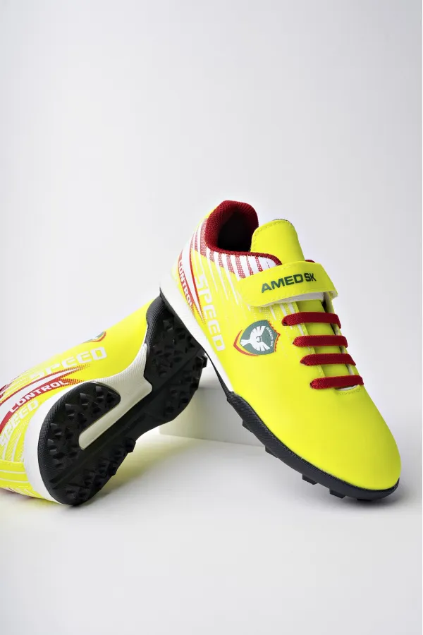 Amed Spor MİZU Unisex Çocuk Halı Saha Çim Saha Futbol Ayakkabısı