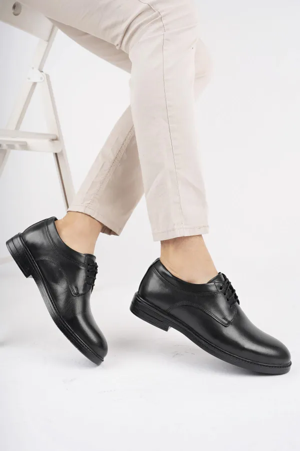 Muggo Zaha Guaranteed Men's Classic Genuine Leather Winter Casual Shoes