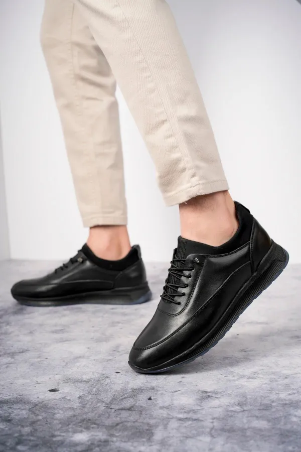 Muggo Fire Garantili Erkek Günlük Klasik Hakiki Deri Casual Rahat Ortopedik Ayakkabı