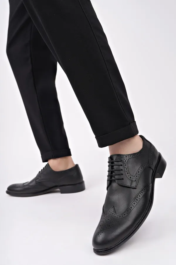 Muggo H046 Genuine Leather Classic Men's Shoes