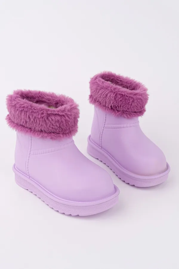 Bottes de pluie et de neige doublées de fourrure pour enfants Muggo FRIGUS