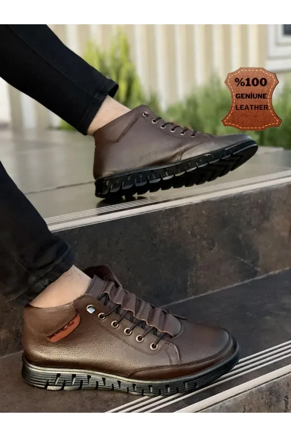 Muggo COSTA Guaranteed Men's Genuine Leather Boots