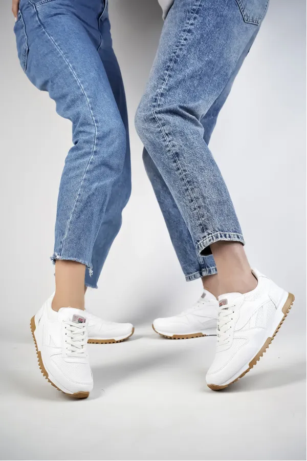 Muggo  BLAKE Unisex Ortopedik Günlük Garantili Yürüyüş Koşu Sneaker Spor Ayakkabı