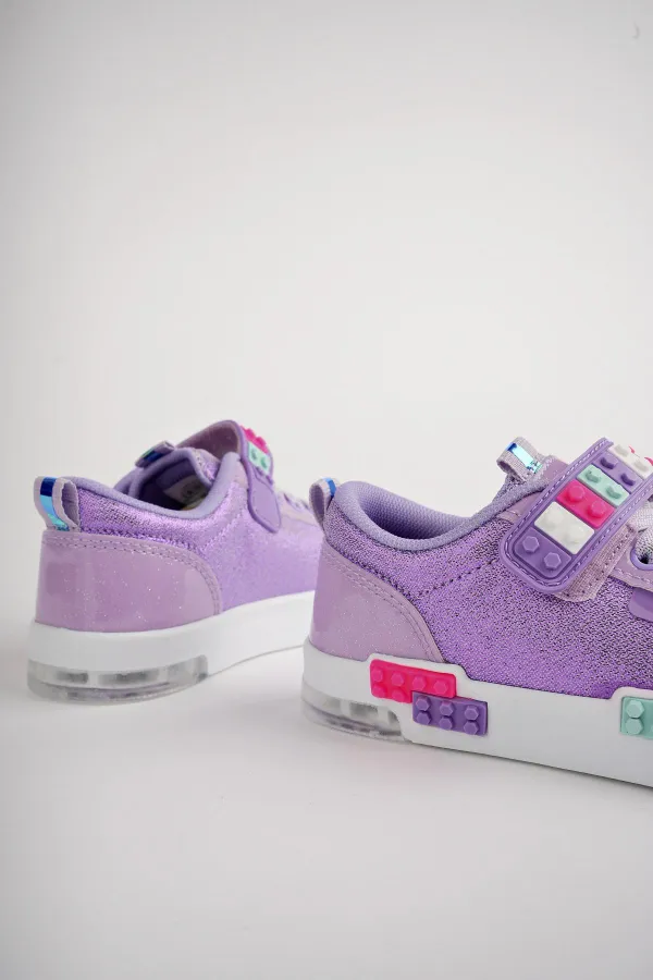 Chaussures de sport orthopédiques Muggo SONIC Guaranteed, à lacets et velcro, sur le thème Lego