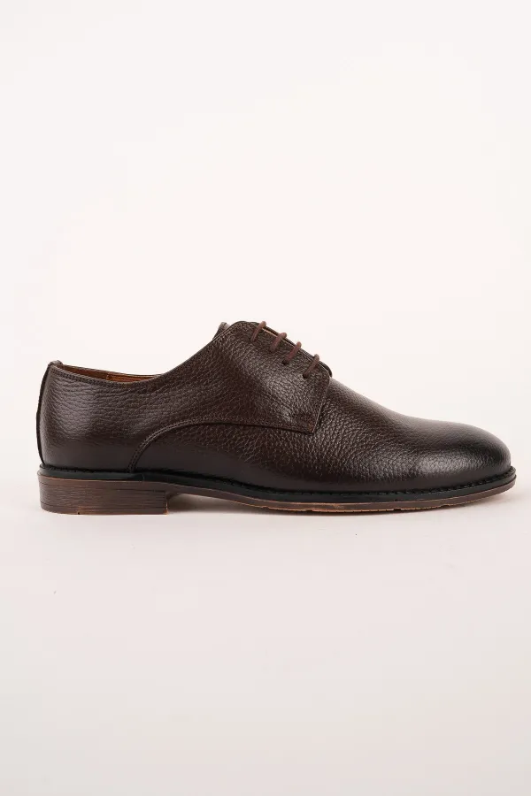Muggo MATHEW Genuine Leather Lace-up Men's Classic Casual Shoes