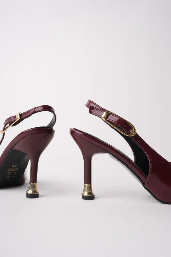 Escarpins à bout pointu et dos ouvert pour femmes Muggo CHIC