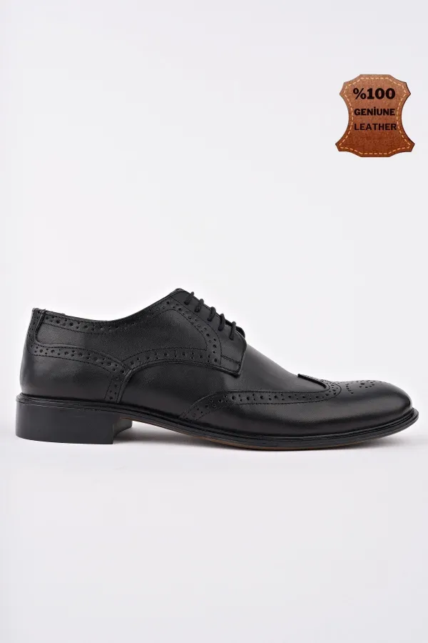 Muggo H046 Genuine Leather Classic Men's Shoes