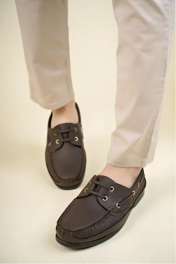 Muggo MİLLER Garantili Hakiki Deri Erkek Günlük Klasik Casual Ayakkabı