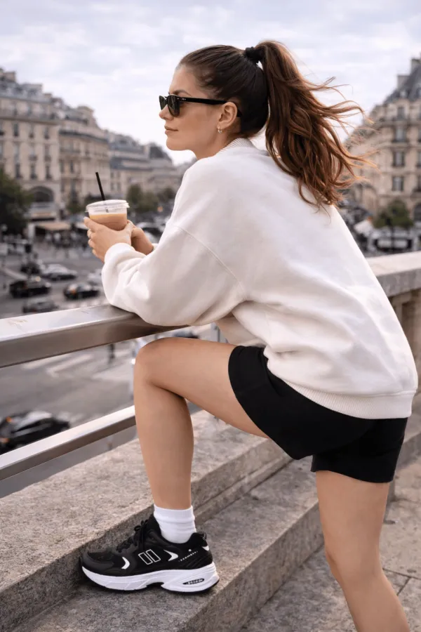 Chaussures de sport décontractées à lacets et semelle épaisse Muggo SHIFT pour femmes