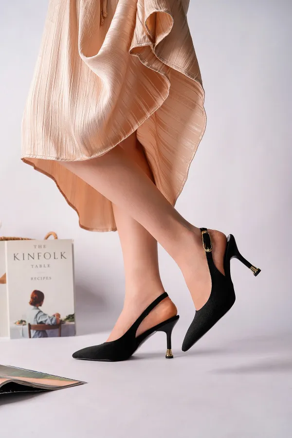 Escarpins à bout pointu et dos ouvert pour femmes Muggo CHIC