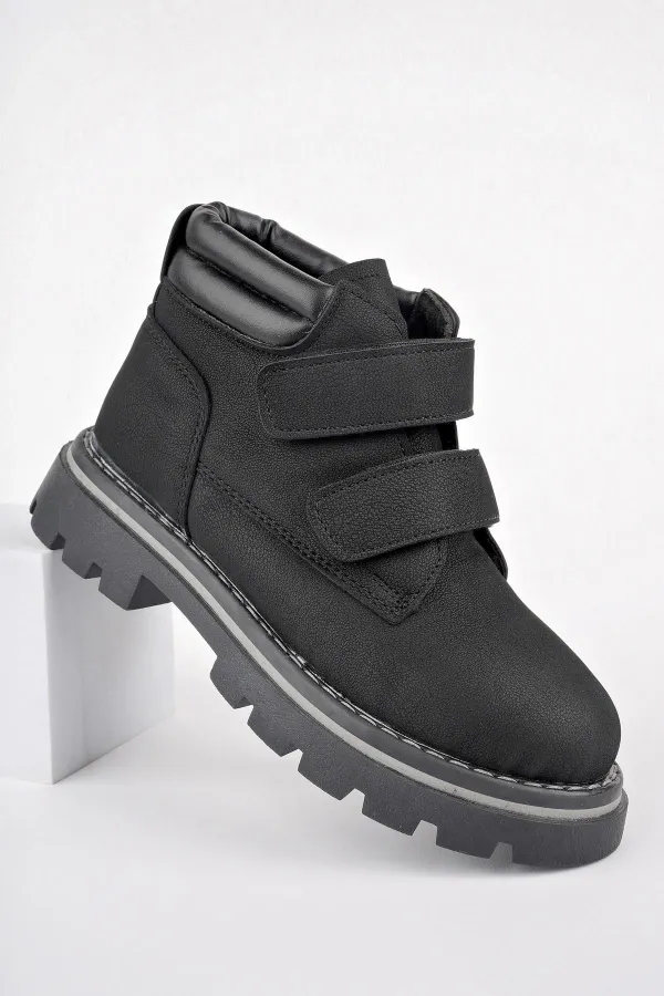 Bottes Muggo GADGET pour enfants, unisexes, confortables et résistantes au froid, avec fermeture velcro.