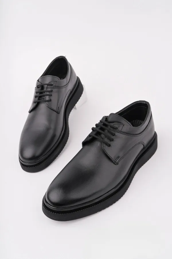 Chaussures décontractées classiques en cuir véritable pour hommes Muggo Marcel, garanties.
