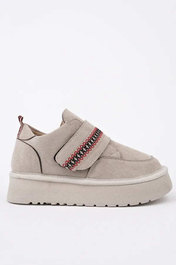 Bottes d'hiver miniatures pour enfants Muggo DAPHNE à semelle épaisse et scratch