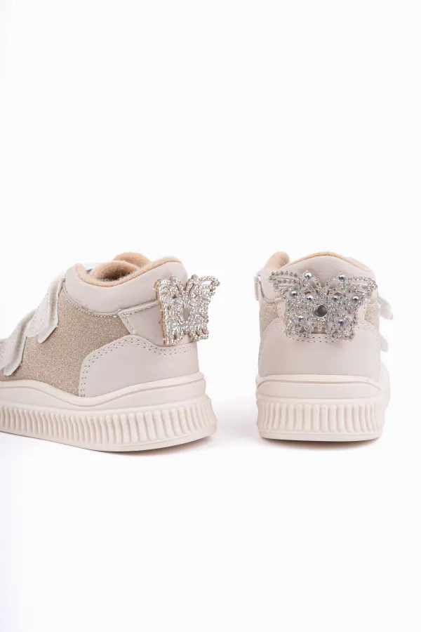 Muggo PAWS Kelebekli Çift Cırtlı Kız Bebek ve Çocuk Bot