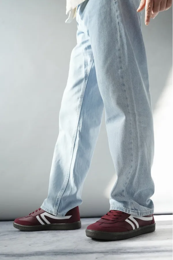 Muggo GARCİA Garantili Unisex Ortopedik Günlük Bağcıklı Yürüyüş Koşu Sneaker Spor Ayakkabı