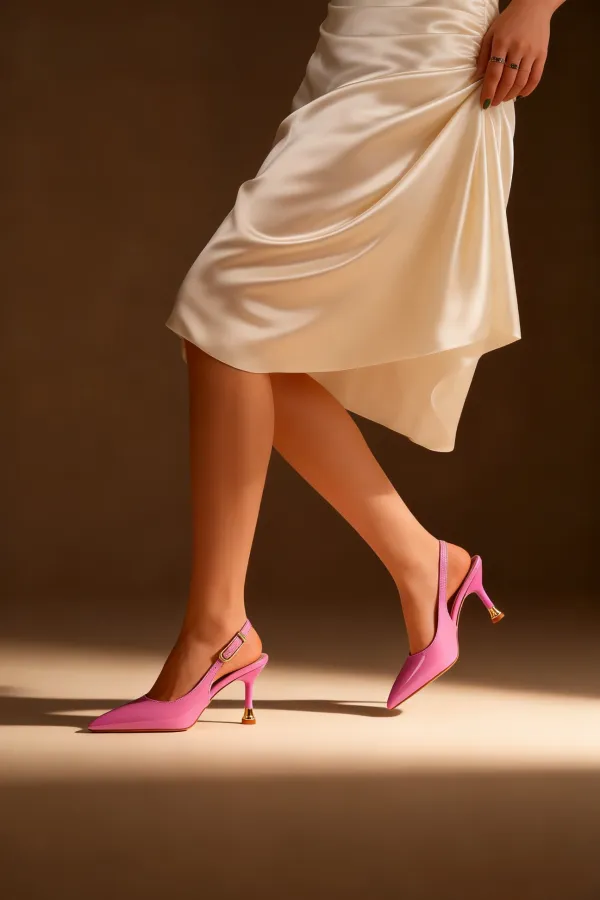 Escarpins à bout pointu et dos ouvert pour femmes Muggo CHIC